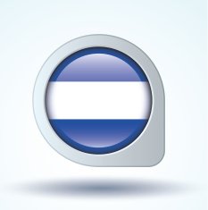Flag of El Salvador vector illustration N6