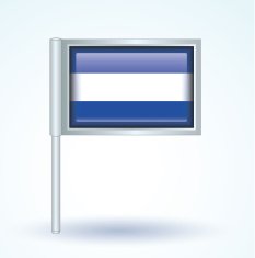 Flag of El Salvador vector illustration N7