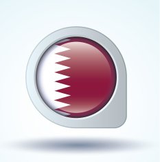 Flag of Qatar vector illustration N8