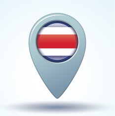 Flag of Costa rica vector illustration N5