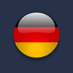Round icon with flag of Germany N3