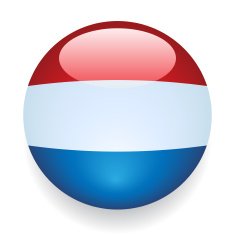 World Flag Button Netherlands