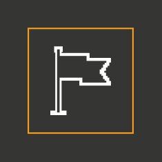 Simple stylish pixel icon flag Vector design N4