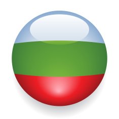 World Flag Button Bulgaria