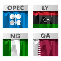 OPEC countries flags