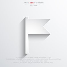 Vector flag web icon N6