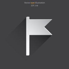 Vector flag web icon N8