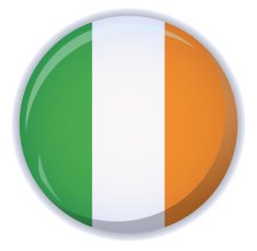 Ireland flag button N2