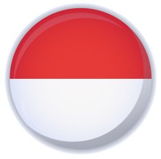 Indonesian Flag button