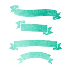 vector watercolor colorful ribbons banners N6