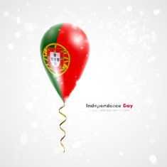 Flag of Portugal on balloon N2