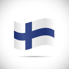 Finland Flag Illustration