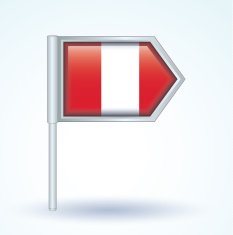Flag of Peru vector illustration N2