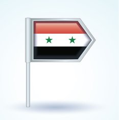 Flag of United Arab Republic vector illustration N2