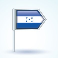 Flag Of Honduras Vector Illustration N3