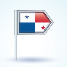 Flag of Panama vector illustration