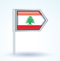 Flag of Lebanon vector illustration N2