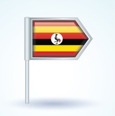 Flag of Uganda vector illustration N2