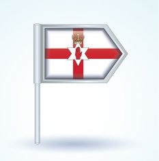 Flag of North Ireland vector illustration N3