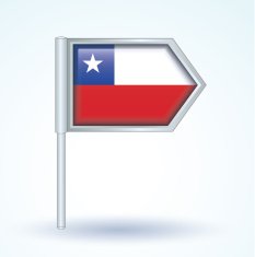 Flag of Chile vector illustration N2