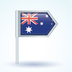 Flag of Australia vector illustration N2