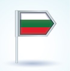 Flag of Bulgaria vector illustration
