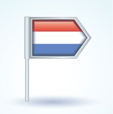 Flag of Luxembourg vector illustration N2