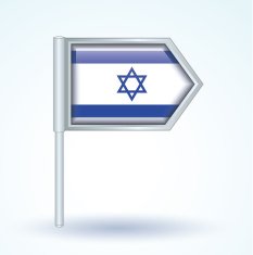 Flag of Israel vector illustration N2