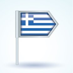 Flag of Greece vector illustration