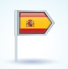 flag of Spain vector illustration N2
