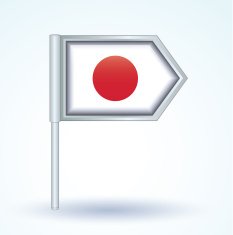 Flag of Japan vector illustration N2