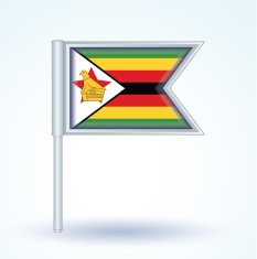 Flag of Zimbabwe vector illustration N3