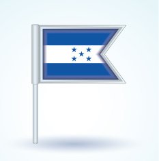 Flag Of Honduras Vector Illustration N4