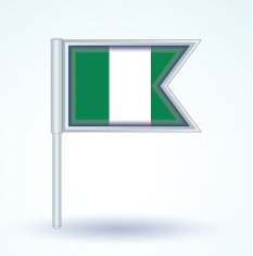 Flag of Nigeria vector illustration N3