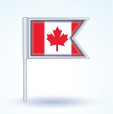 Flag of Canada vector illustration N3