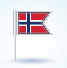 Flag of Norway vector illustration N3