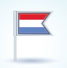 Flag of Luxembourg vector illustration N3