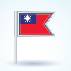 Flag of Taiwan vector illustration N3
