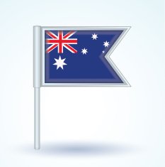 Flag of Australia vector illustration N3