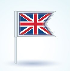 Flag of England vector illustration N2