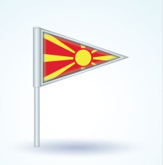 Flag of Macedonia vector illustration N4