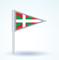 Flag of Basque country vector illustration N3