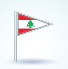 Flag of Lebanon vector illustration N4