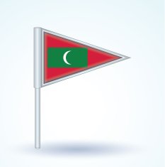 Flag of Maldives vector illustration N4