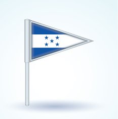 Flag Of Honduras Vector Illustration N5
