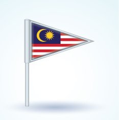 Flag of Malaysia vector illustration N3