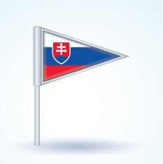 Flag of Slovakia vector illustration N4