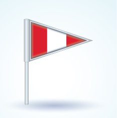 Flag of Peru vector illustration N4