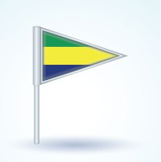 Flag of Gabon vector illustration N4