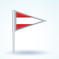 flag of Austria vector illustration N5